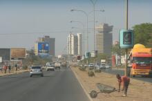 Ankunft in Lusaka