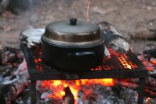 unser Camp im North Luangwa NP
